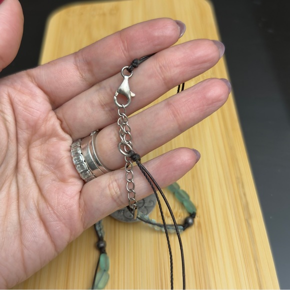 Silpada N2101 Retired glass & leather Necklace - Picture 3 of 8